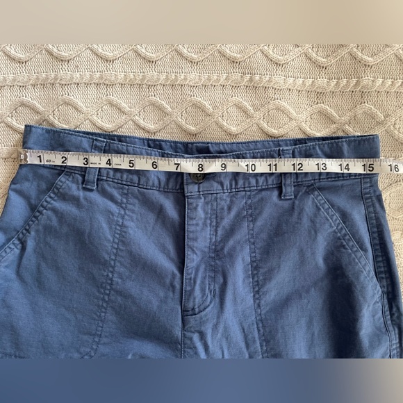 Eddie Bauer Smoky Blue Khaki Cropped Pants Women’s Size 8 - Picture 14 of 15